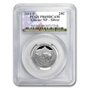 2011 USA Silver Quarter ATB - Olympic PR-69DCAM - Click Image to Close